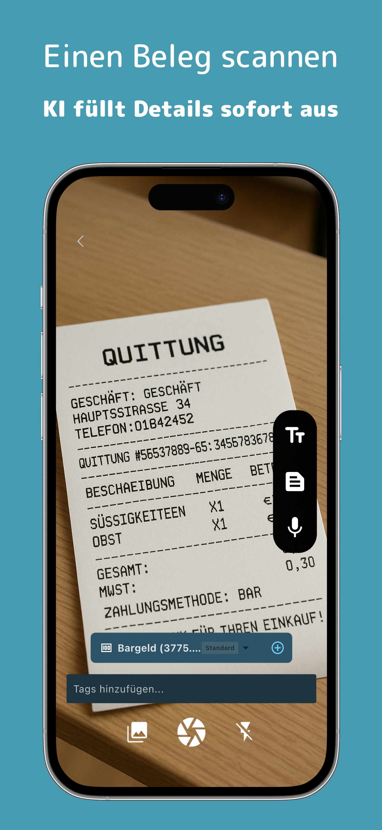 KI-gestützte Ausgabenverfolgung