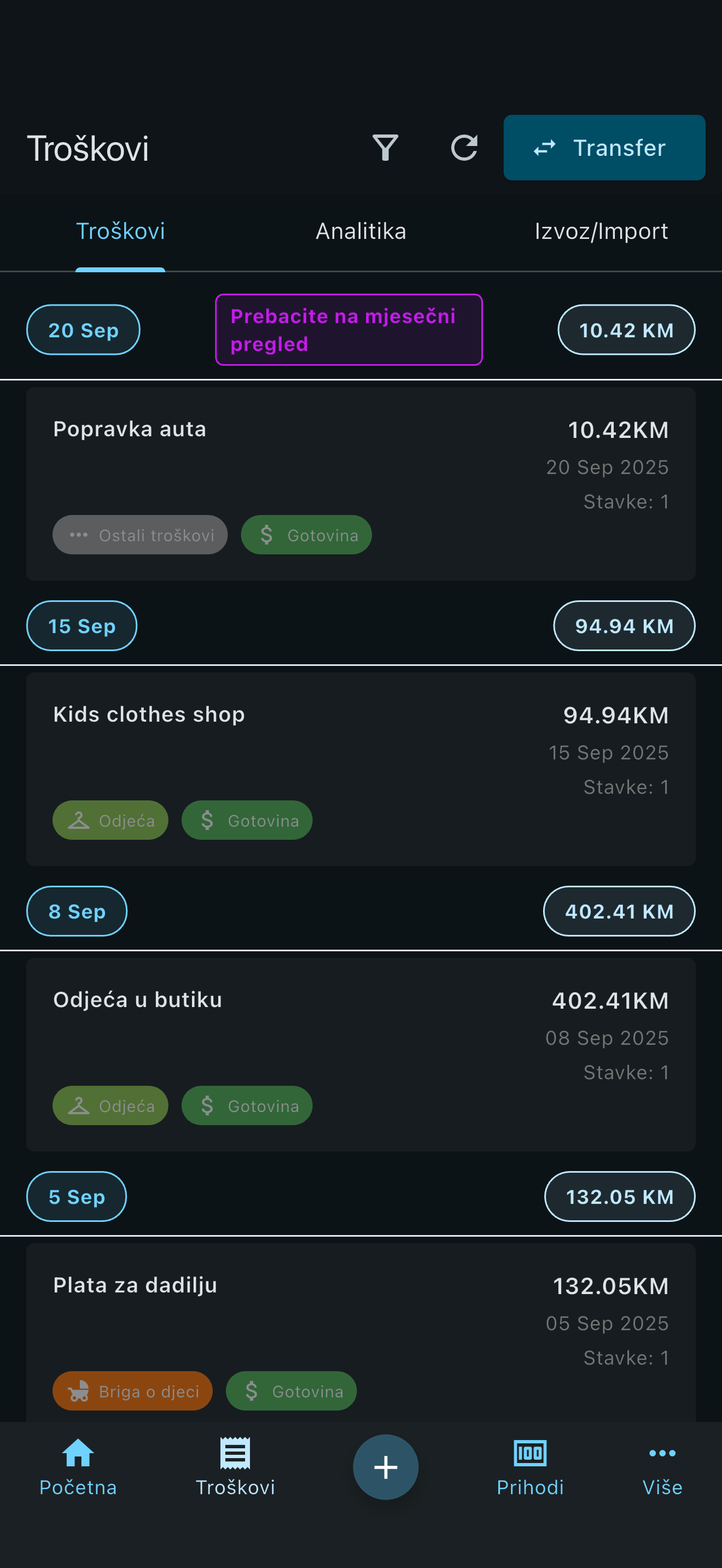 Pregled aplikacije slika 3